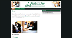 Desktop Screenshot of kimberlyrau.com