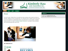 Tablet Screenshot of kimberlyrau.com